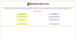 Desktop Screenshot of beszamolok.com